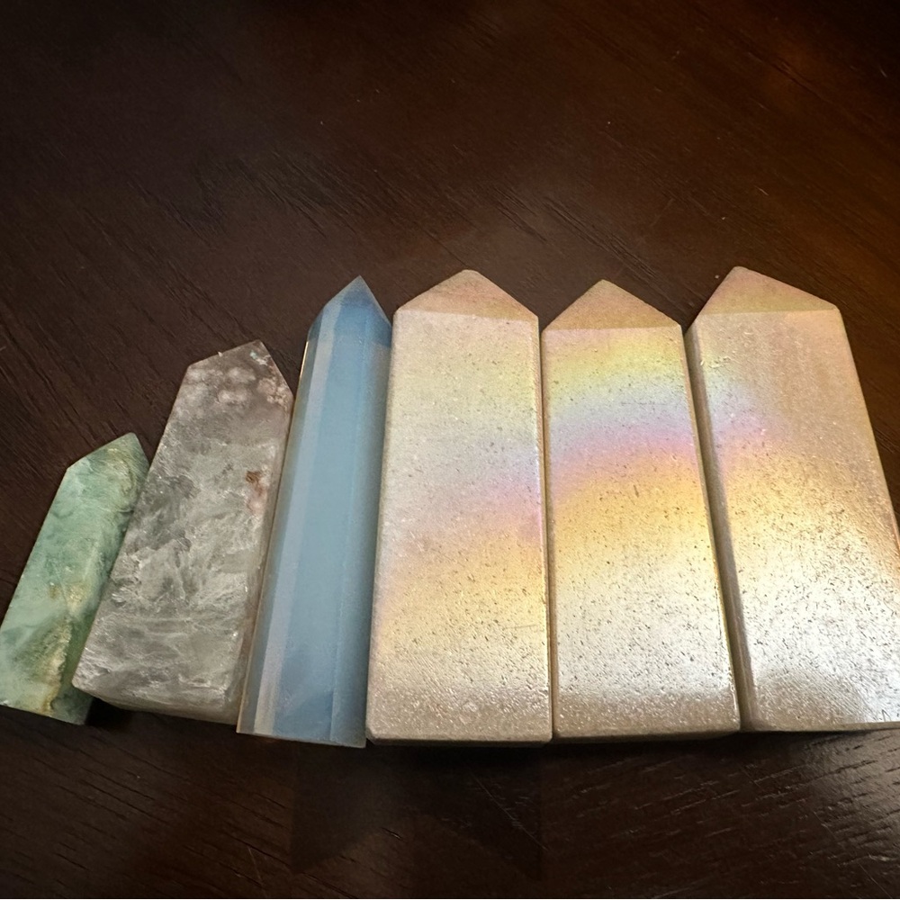 Natural Crystal Tower Set